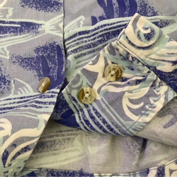 Columbia Sportswear Company shirt Mens Hawaian short sleeve Blue Size L - Picture 8 of 16